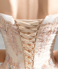 white and champagne wedding dress 0904-05