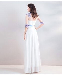 white formal dress 0898-06