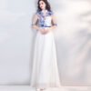 white formal dress 0898-07