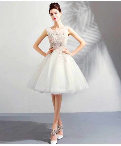 white short prom dress-0886-03