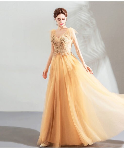 yellow prom dress-0896-06