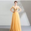 yellow prom dress-0896-09