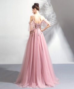 Spaghetti Strap prom dress 0922-03