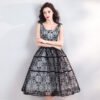 black lace cocktail dress 0914-02