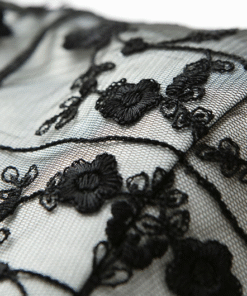 black lace cocktail dress 0914-07