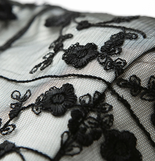 black lace cocktail dress 0914-07