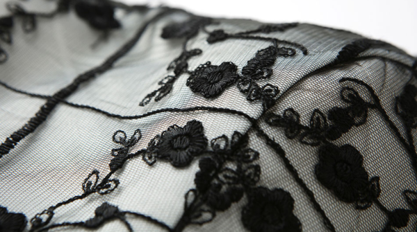 black lace cocktail dress 0914-07