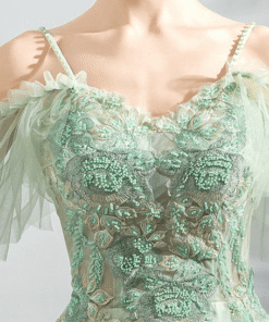 green prom dress 0920-02