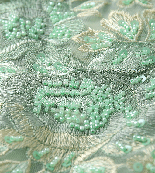 green prom dress 0920-09