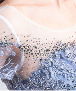 grey mermaid dress 0917-01