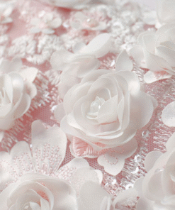 pink ball gown wedding dress 0906-01