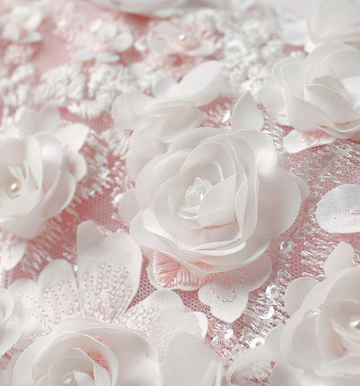 pink ball gown wedding dress 0906-01