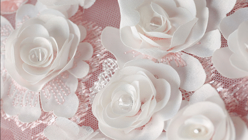 pink ball gown wedding dress 0906-03