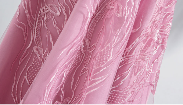 pink long prom dress 0908-03