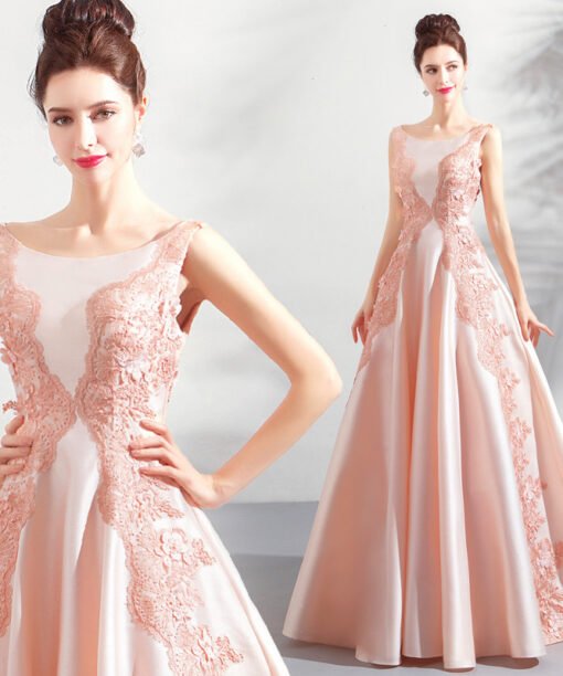 pink prom gown 0912-03