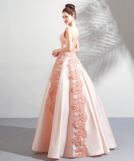 pink prom gown 0912-04