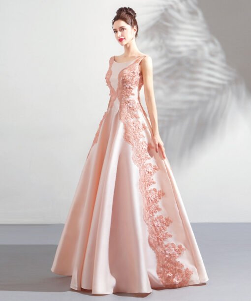 pink prom gown 0912-06