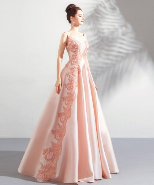 pink prom gown 0912-07