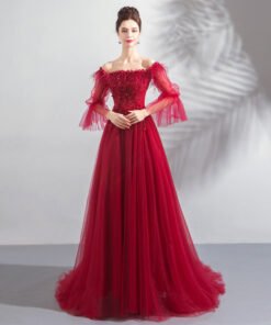 plus size prom dress 0913-05