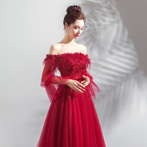plus size prom dress 0913-06