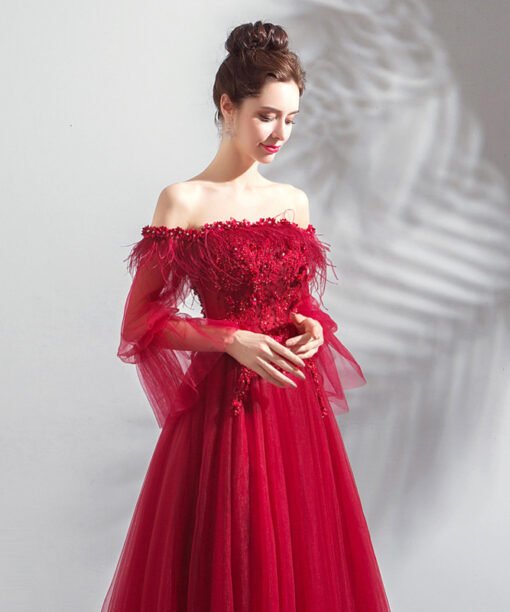 plus size prom dress 0913-06