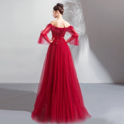 plus size prom dress 0913-09