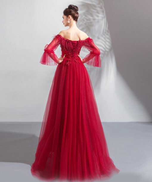 plus size prom dress 0913-09