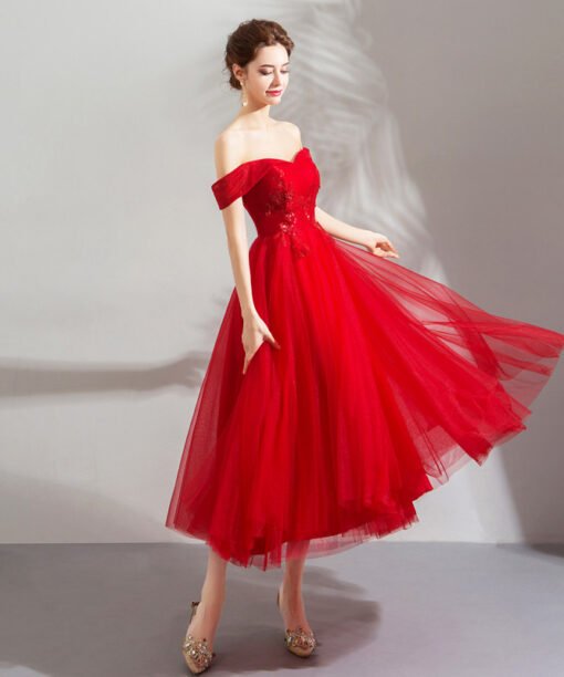 red cocktail dress under 100 0907-03