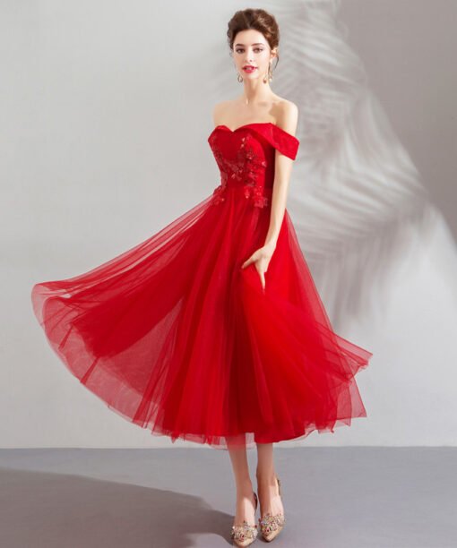 red cocktail dress under 100 0907-06