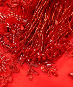 red crystal prom dress 0909-01