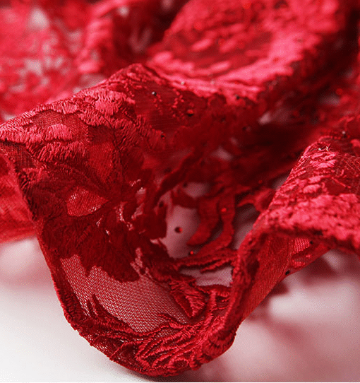 red mermaid evening dress 0905-01