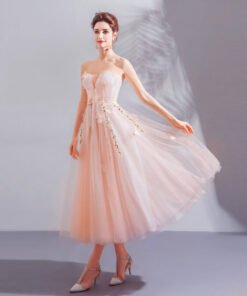strapless cocktail dress 0919-04