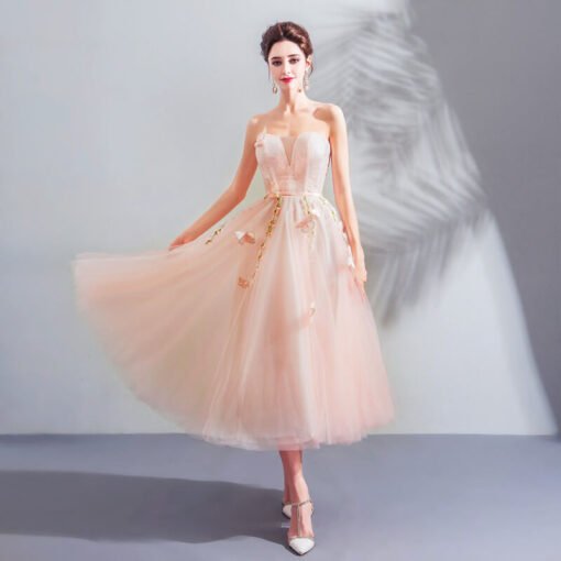 strapless cocktail dress 0919-06