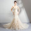 strapless mermaid wedding dress 0911-04