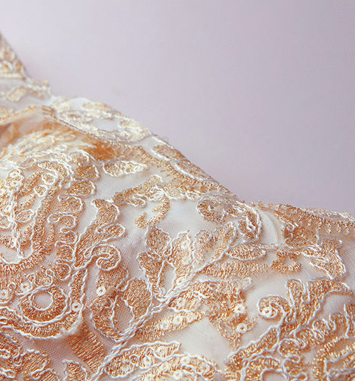 white and gold wedding dress 0918-01