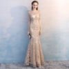 champagne evening dress-0926-01