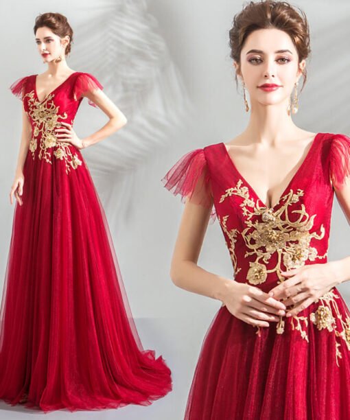 red dress open back-946-05