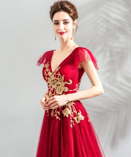 red dress open back-946-07