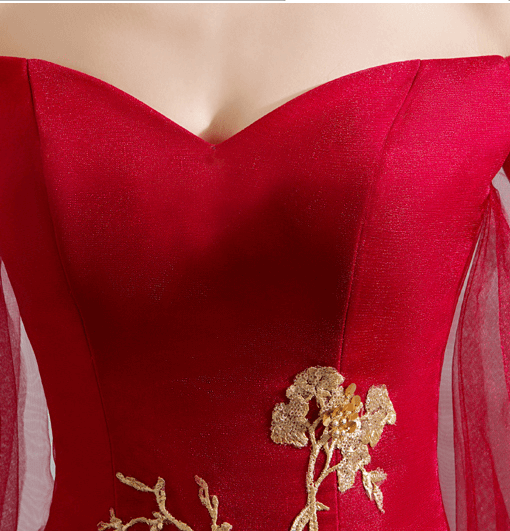 red mermaid dress-945-01