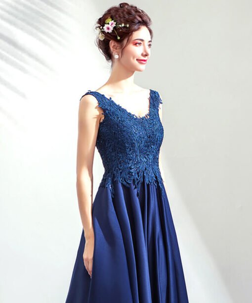 Royal Blue prom dress-955-04