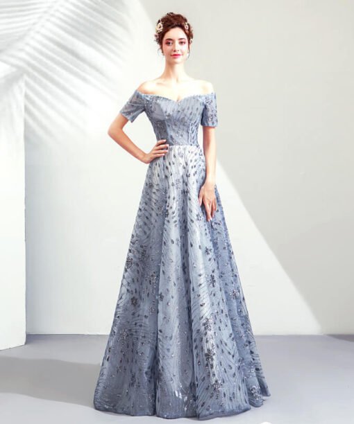 blue long prom dress-953-01