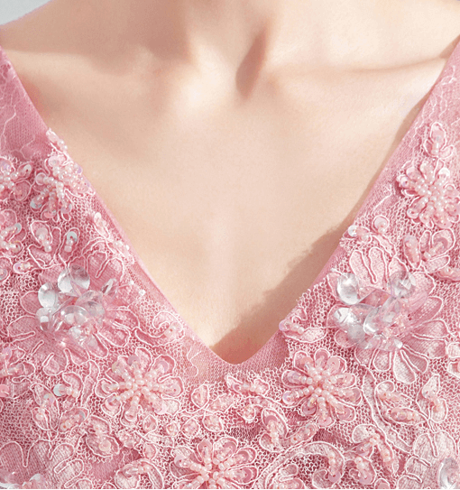 pink mermaid dress-949-01