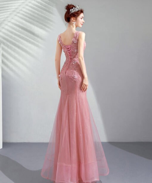 pink mermaid dress-949-05