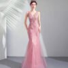 pink mermaid dress-949-06