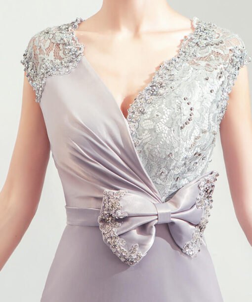 silver mermaid dress-957-06