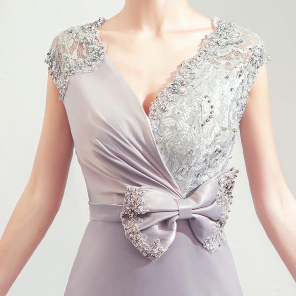 silver mermaid dress-957-06