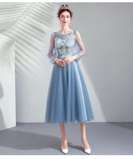 tea length bridesmaid dresses-956-04