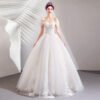 white wedding dress simple-948-06