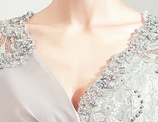 silver mermaid dress-957-02