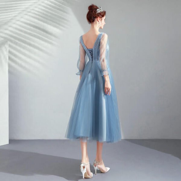 tea length bridesmaid dresses-956-01